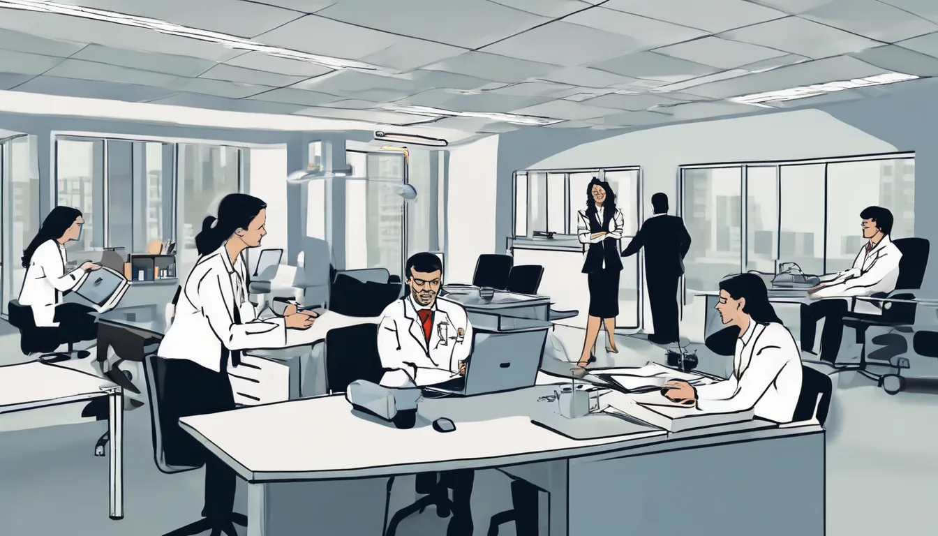Ilustração sobre Mercado de trabalho para quem tem MBA em Administração na Gestão de Clínicas, Hospitais e Indústrias da Saúde