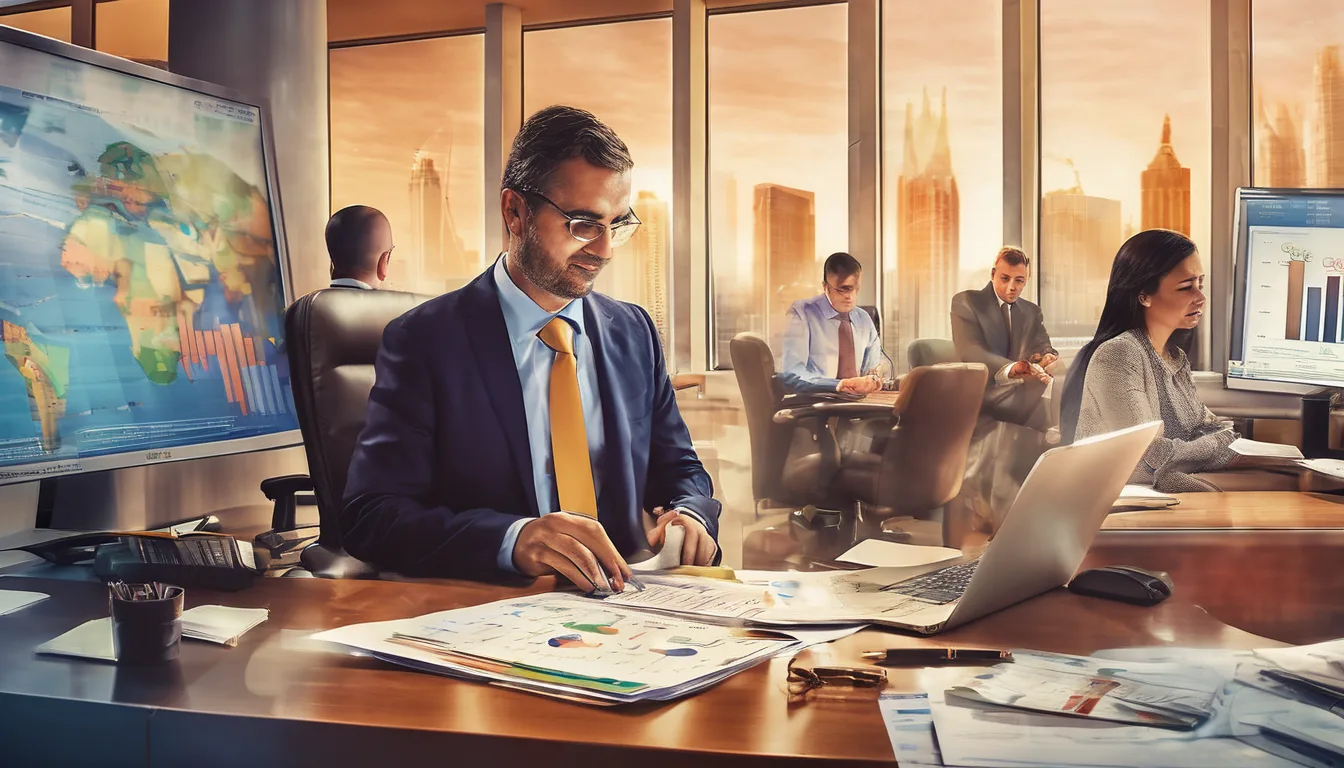 Ilustração sobre Mercado de trabalho para quem tem MBA em Economia Financeira