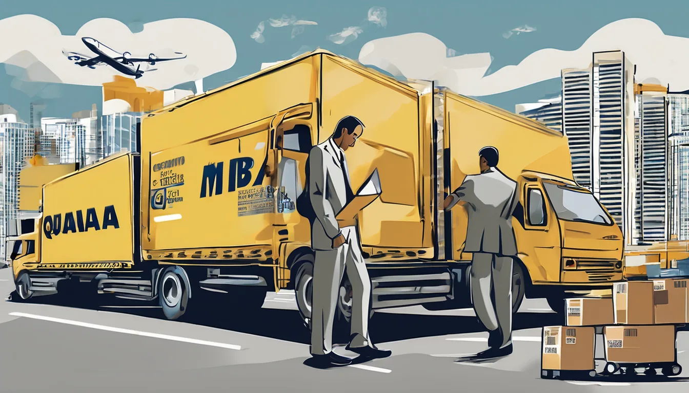 Ilustração sobre Quanto ganha quem tem MBA em Gestão de Transportes e Operações Logísticas