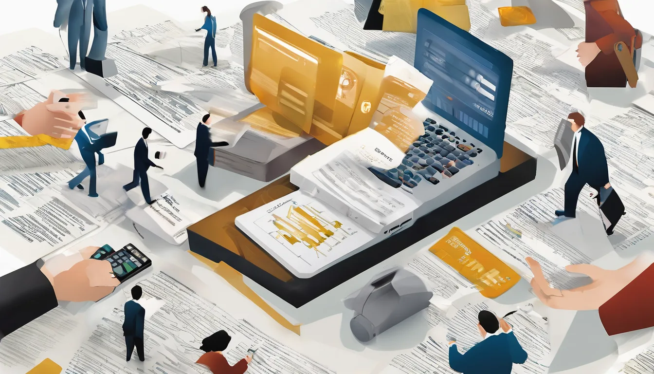 Ilustração sobre Finanças e Banking: tendências, desafios e oportunidades para especialistas