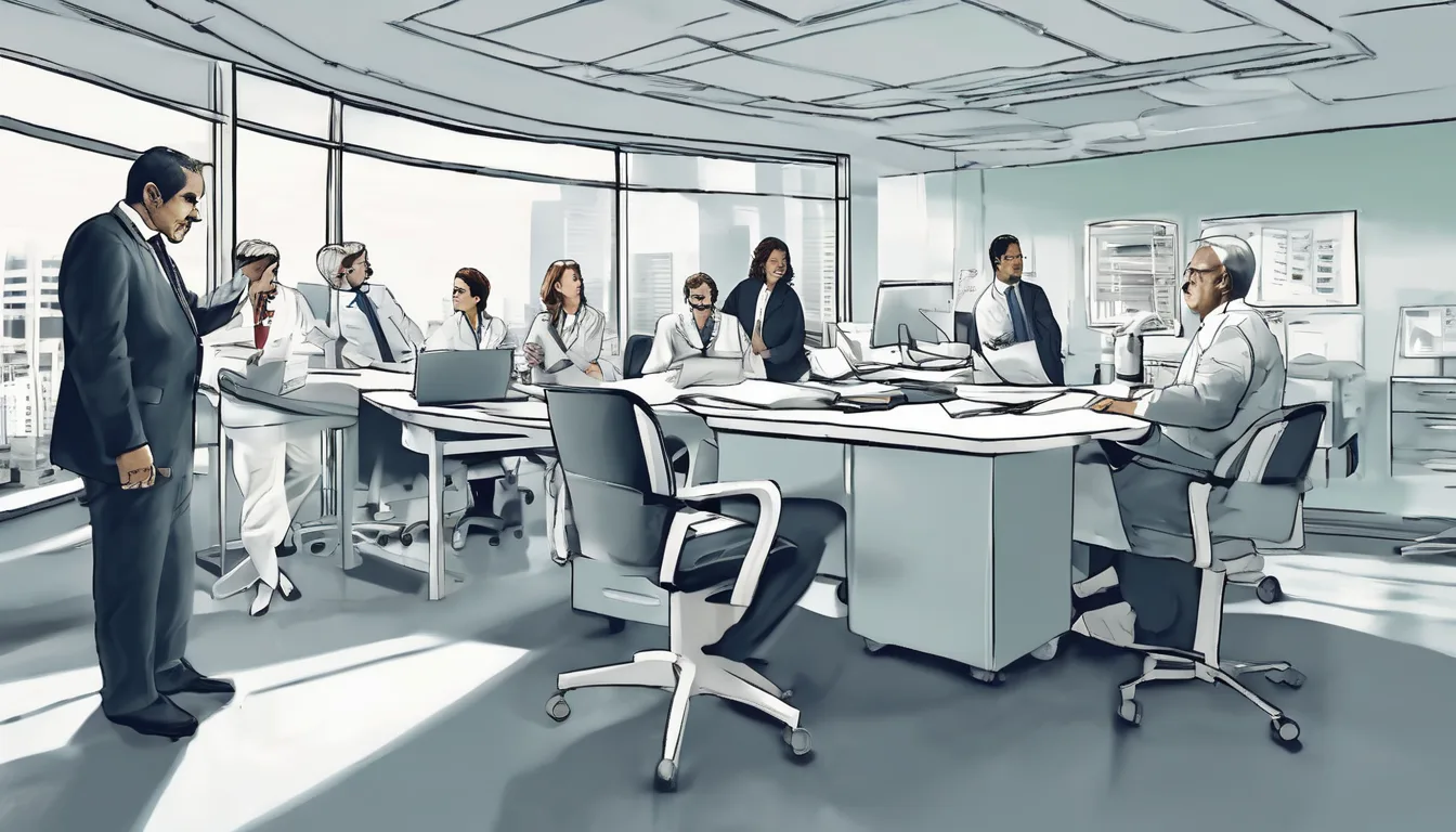 Ilustração sobre O que faz um especialista em Gestão da Saúde e Administração Hospitalar