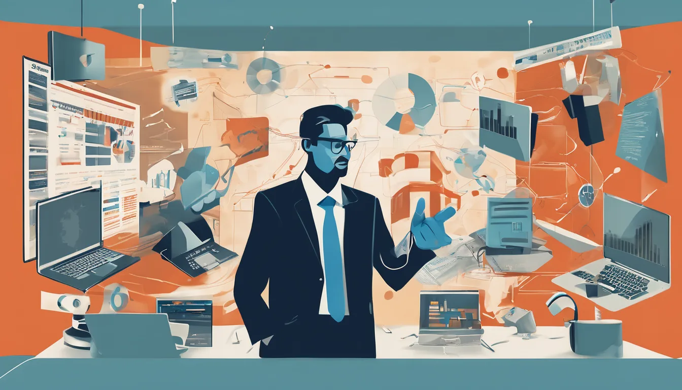 Ilustração sobre Quanto ganha quem tem MBA em Gestão de Negócios: Tecnologia e Transformação Digital