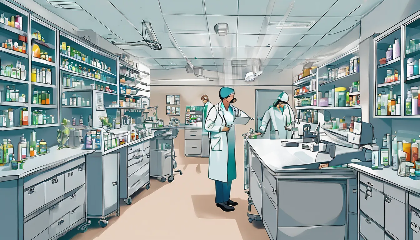 Ilustração sobre Gestão Farmacêutica: tendências, desafios e oportunidades para especialistas