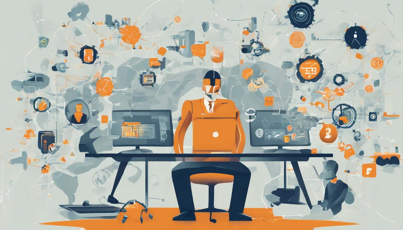 Ilustração sobre Inteligência Artificial e Marketing: tendências, desafios e oportunidades para especialistas