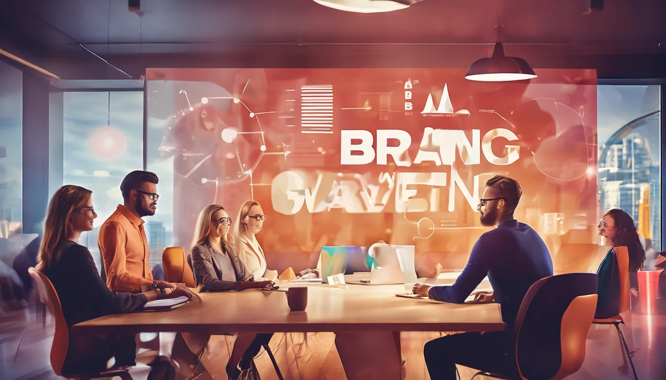 Ilustração sobre MBA em Marketing, Branding e Growth