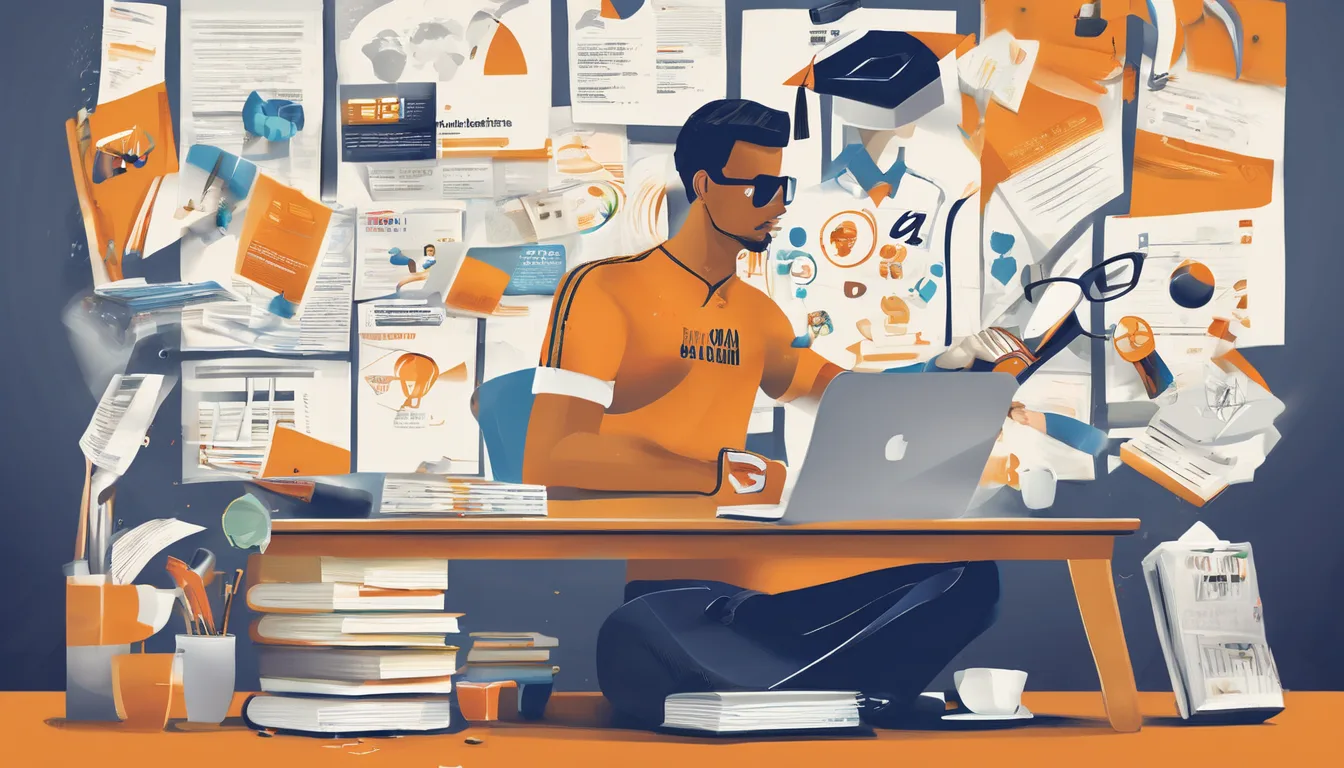 Ilustração sobre Como escolher o melhor Pós-Graduação em Administração e Marketing Desportivo