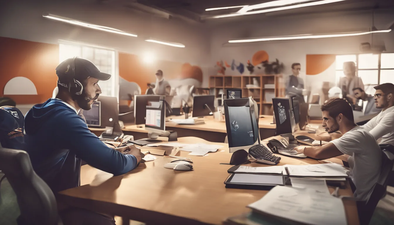 Ilustração sobre Pós-Graduação em Administração e Marketing Desportivo