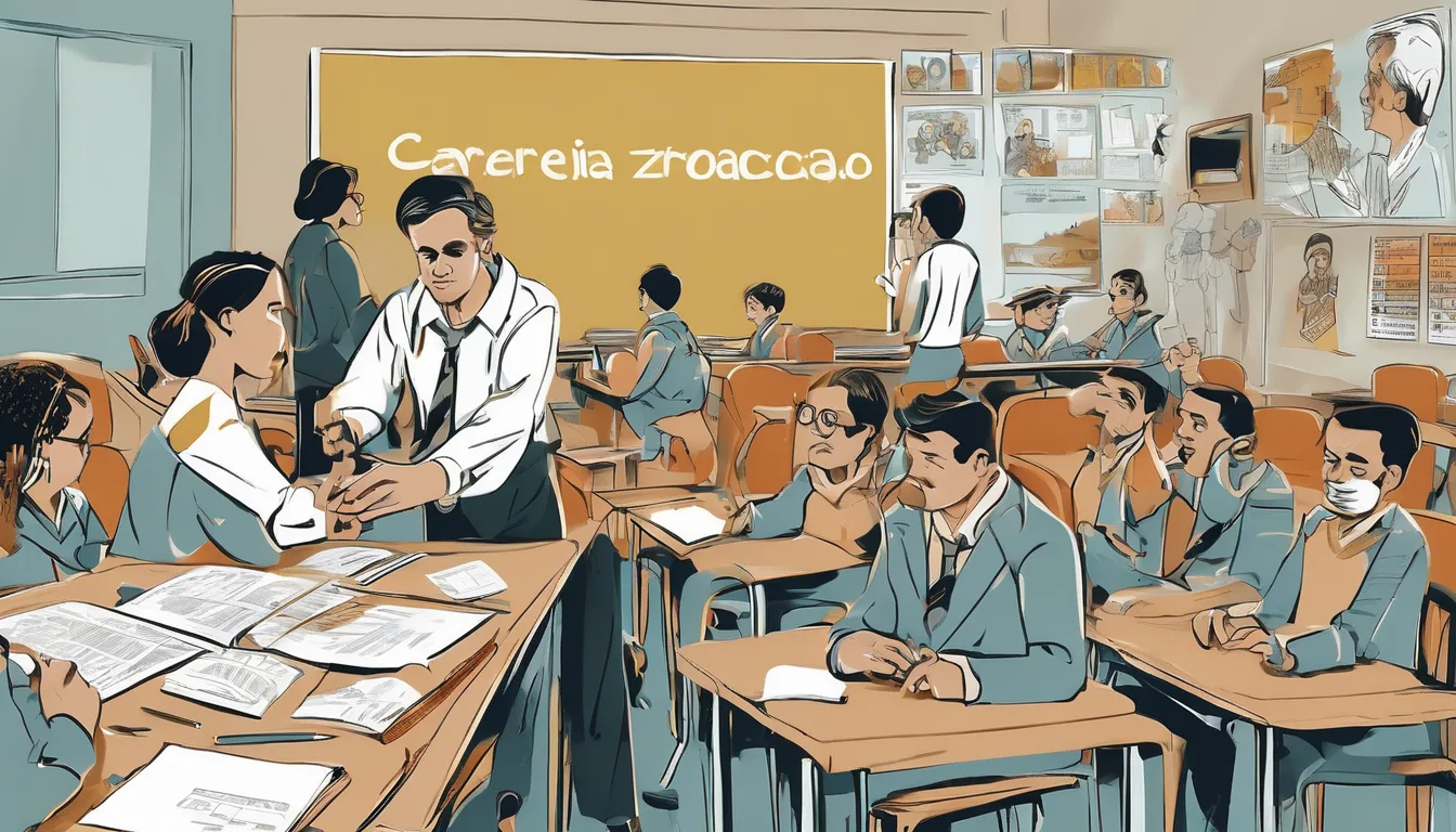 Ilustração sobre Carreira em Educação e Sociedade: valorização profissional e retorno do investimento