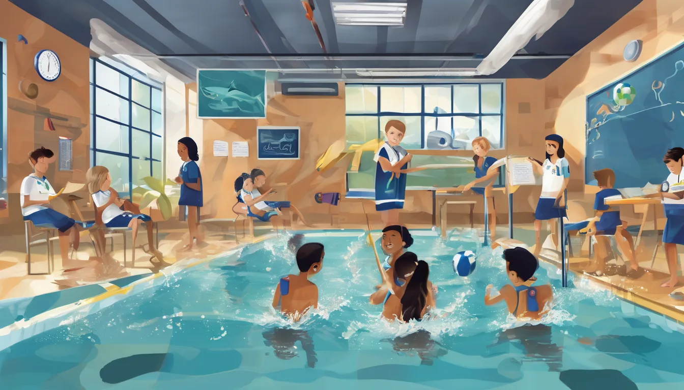 Ilustração sobre Grade curricular da Pós-Graduação em Educação Física com Ênfase em Esportes Aquáticos