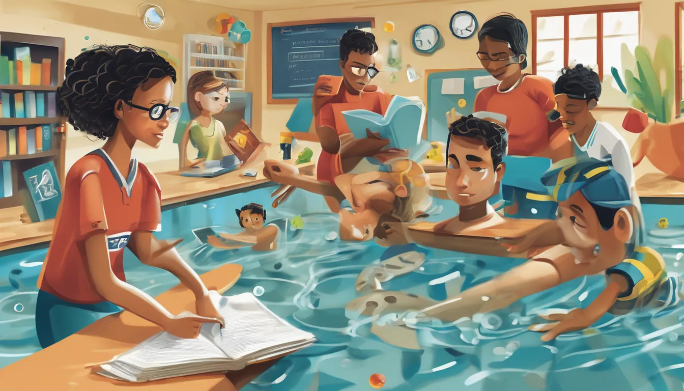 Ilustração sobre Mercado de trabalho para quem tem Pós-Graduação em Educação Física com Ênfase em Esportes Aquáticos