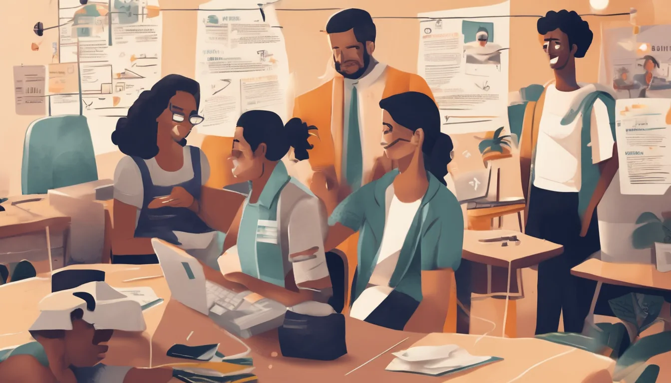 Ilustração sobre Mercado de trabalho para quem tem Pós-Graduação em Gestão de Projetos Sociais