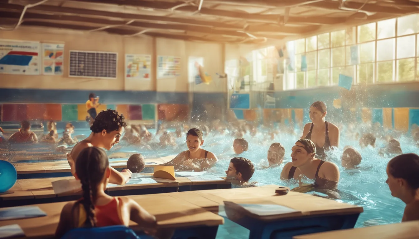 Ilustração sobre Grade curricular da Pós-Graduação em Esportes Aquáticos