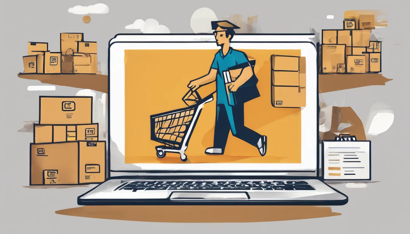 Ilustração sobre Quanto ganha quem tem Pós-Graduação em Gestão de Estoques e Logística em E-Commerce