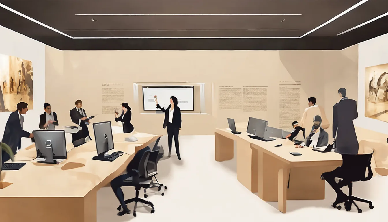 Ilustração sobre Mercado de trabalho para quem tem Pós-Graduação em Gestão de Museus com Ênfase em Cultura