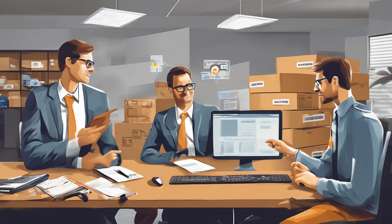 Ilustração sobre Pós-Graduação em Gestão de Estoques e Logística em E-Commerce