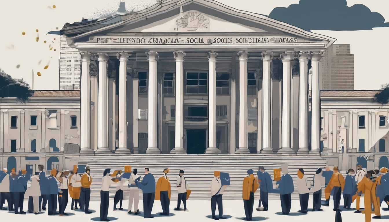 Ilustração sobre Grade curricular da Pós-Graduação em Gestão Social Políticas Sociais Redes e Defesa de Direito