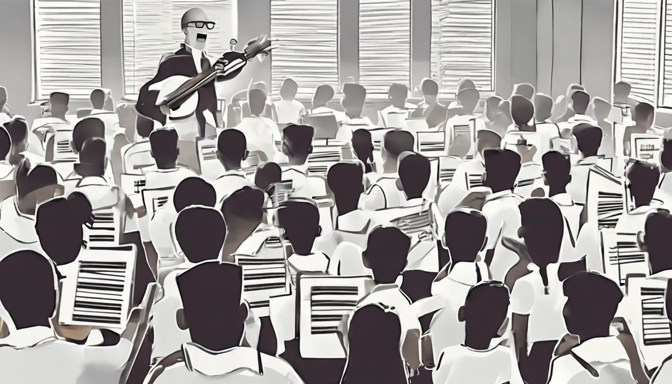 Ilustração sobre Quanto ganha quem tem Pós-Graduação em Metodologia do Ensino de Música