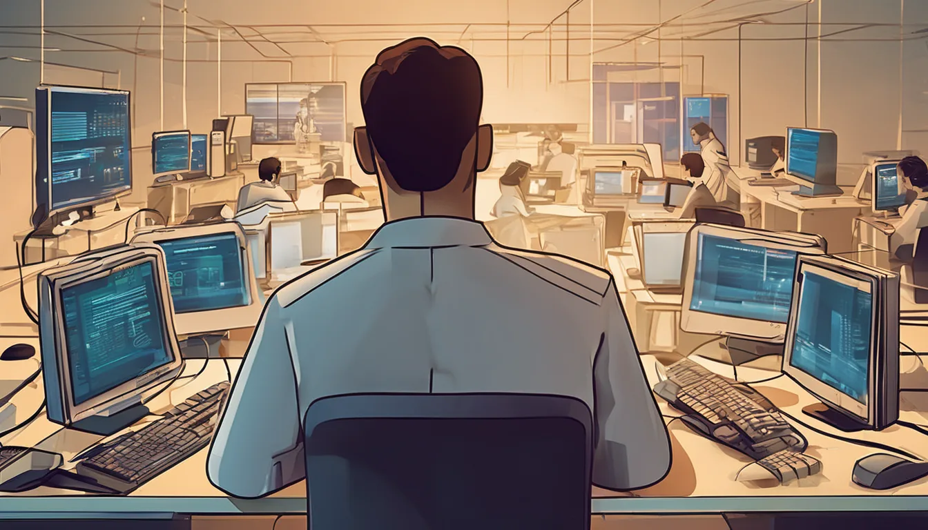 Ilustração sobre Mercado de trabalho para quem tem Pós-Graduação em Segurança de Redes de Computadores