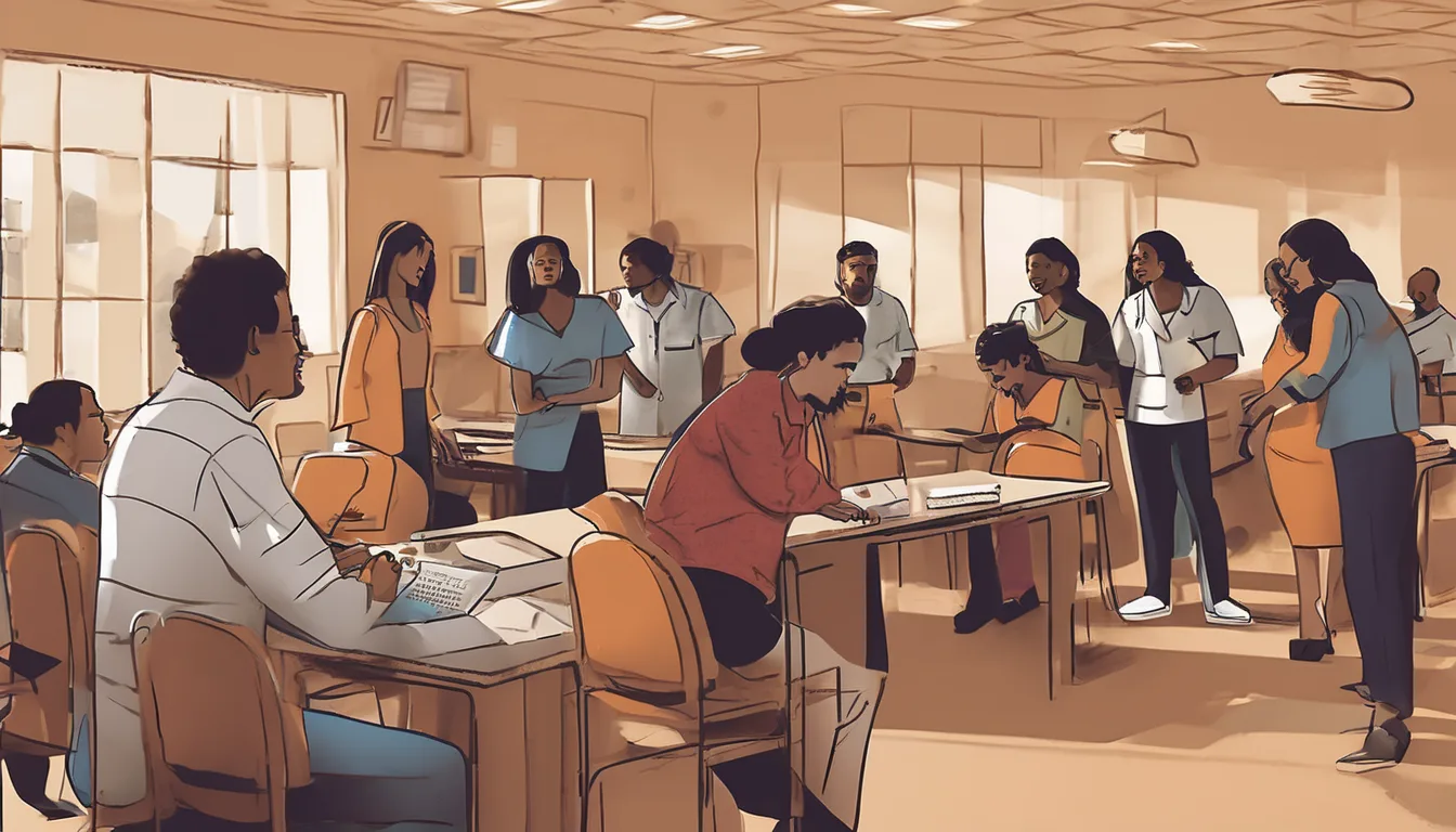 Ilustração sobre Mercado de trabalho para quem tem Pós-Graduação em Serviço Social em Saúde Coletiva