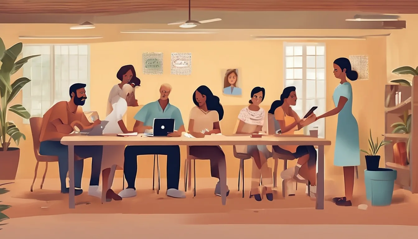 Ilustração sobre Mercado de trabalho para quem tem Pós-Graduação em Trabalho Social com Família e Comunidades
